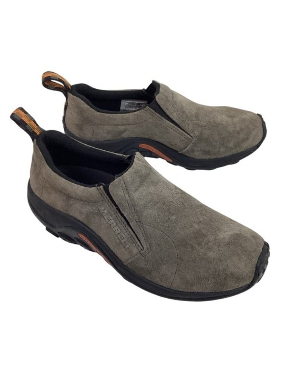 NEW Merrell Jungle Moc Suede Leather Slip On Shoes Gray Mens 7.5